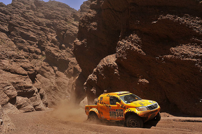 "Robby Gordon kwam nog even bedelen om benzine"
